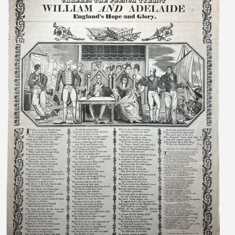 Broadside The Contrast of Kings 5