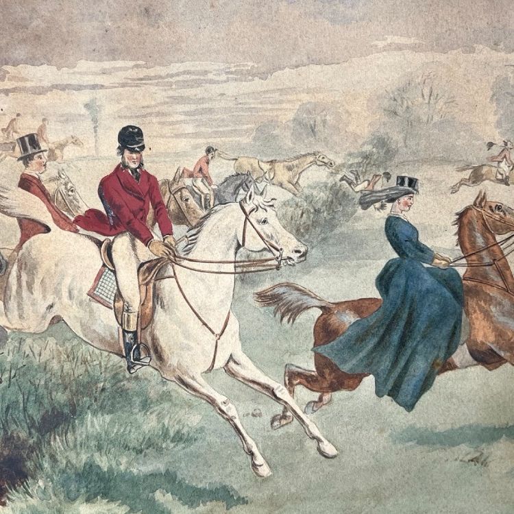 Leech John Lucy Glitters original watercolour 2